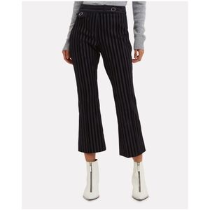NWT Derek Lam 10 Crosby Striped Crop Trouser